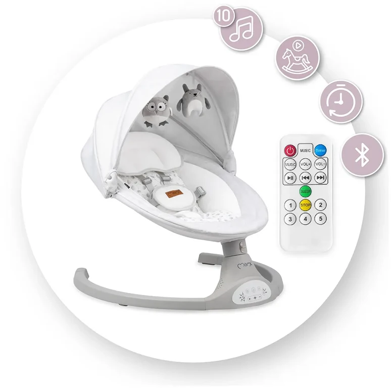 Електрокачалка MoMi KENANI light grey